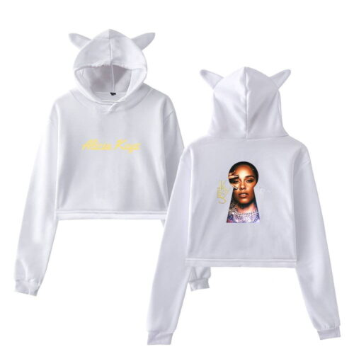 Alicia Keys Cropped Hoodie #3 + Gift